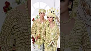 Baju pengantin full melati baju pengantin paling mahal short wedding weddingdress [upl. by Ling836]