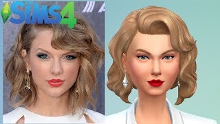 Taylor Swift  Create a Sim  Without Custom Content  Without CC  The Sims 4  Lookalike [upl. by Kerry]