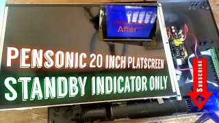 How to Repair Pensonic 20 inches platscreen TV No Display  Good Backlight and Good Panel [upl. by Singleton317]