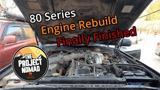 Finally Finishing a Head Gasket Replacement  80 Series Land Cruiser [upl. by Alyekahs]