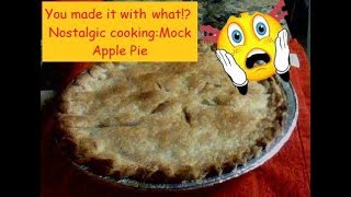 How To Cook Mock Apple Pie Nostalgic Cooking mikeandmolly asmrcooking [upl. by Hgielrebma]