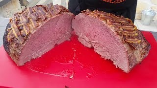 65 Kg Rinderbraten am Stück vom Kamadogrill  Steakthatcom [upl. by Grounds715]