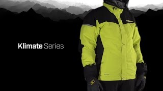 KLIM  Klimate Series Snowmobile Jacket and Bibs [upl. by Neelloj]