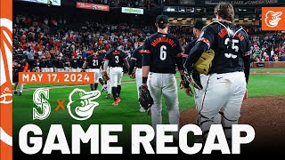 Mariners vs Orioles Game Recap 51724  MLB Highlights  Baltimore Orioles [upl. by Ahsil20]