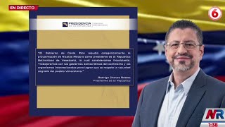 Costa Rica no reconoce victoria de Nicolás Maduro en Venezuela y pide revisión de votos [upl. by Anairuy]