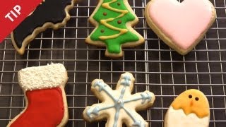 How to Decorate Cookies Like a Pro  CHOW Tip [upl. by Ehcram819]