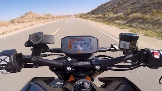 KTM Duke 890R 2023 Top Speed SHORT FPV [upl. by Lillywhite]