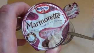 Dr Oetker Marmorette Schoko Sahne Pudding [upl. by Udella]