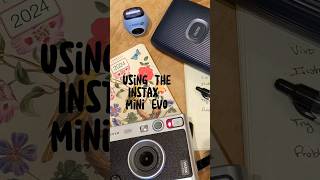 Using the Instax Mini Evo  hybrid instantcamera [upl. by Jacenta]