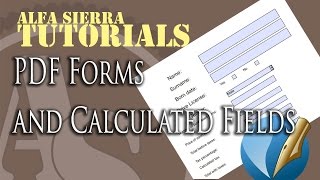 How to create fillable pdf forms with calculated fields  Scribus [upl. by Iz]