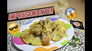 🍗😉POLLO a la PROVENZAL con PAPAS Españolas Super fácil😋👏  Cocina De Restaurante En Casa [upl. by Aehtorod935]