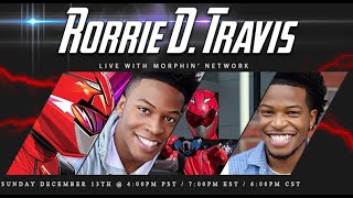 Rorrie D Travis Red Beast Morphers Ranger Live Stream Interview [upl. by Aniryt]