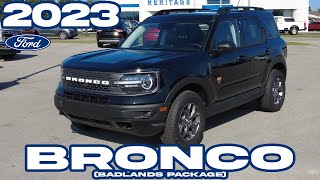 REVIEW  2023 FORD BRONCO SPORT BADLANDS PACKAGE [upl. by Konstantin39]