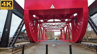 Rotherhithe Thames Path To Riverside View Of Canary Wharf 🇬🇧 [upl. by Einal]