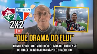 FLUMINENSE EMPATA COM O FORTALEZA EM CASA E SEGUE NA LUTA CONTRA O REBAIXAMENTO NO BRASILEIRÃO [upl. by Hazeefah357]