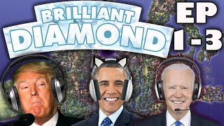 Presidents Play Pokémon Brilliant Diamond Nuzlocke  Episodes 13 [upl. by Drugi780]