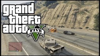 GTA V  FIVE STARS TANK RAMPAGE [upl. by Lightman534]