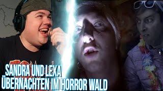 Sandra und Lexa übernachten im Horror Wald🎃 frischhaltefolie  REAKTION [upl. by Gnilsia]