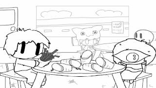 Raocow Enjoys His Favorite Meal Animation [upl. by Nolyaj]