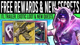 Destiny 2 NEW QUEST LOOT amp EXOTIC CLASS ITEMS New Armor Trailer Vendors Exotics 9th April [upl. by Ruperta917]