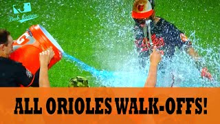 All 2022 BALTIMORE ORIOLES WalkOff Wins [upl. by Zashin]