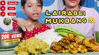 lairabei mathal mukbang 😥  Hawai mukbang  mukbang mukbangers thinking mona [upl. by Naerad]