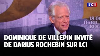 Dominique de Villepin invité de Darius Rochebin [upl. by Marquis]