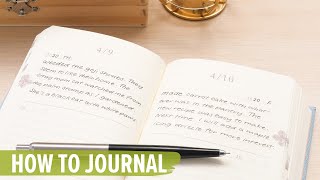 How to Journal Writing Tips Journal Topics and More [upl. by Yrollam]