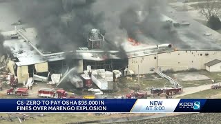 Marengo company to pay thousands to Iowa OSHA for plant explosion [upl. by Rosenkranz8]