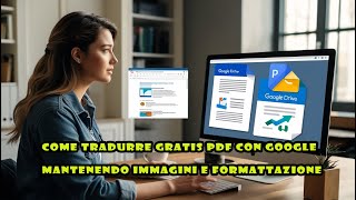 Come tradurre gratis documenti PDF con Google mantenendo immagini e formattazione [upl. by Ntisuj]