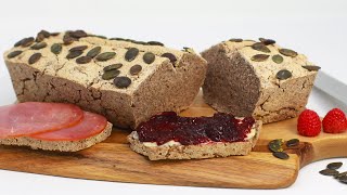 Glutenfreies BUCHWEIZENBROT  mit 5 Zutaten schnell zubereitet [upl. by Esikram]