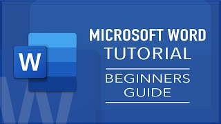 Microsoft Word Tutorial for Beginners  How to use Microsoft Word  Easy Guide [upl. by Perrine364]