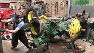 John Deere 4755 Powershift Overhaul [upl. by Aerbas]