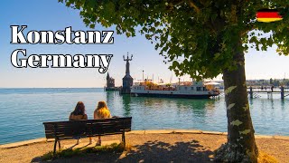 🇩🇪 Konstanz Germany Walking tour around a city bordering Switzerland at Constance Lake Bodensee [upl. by Bosch]