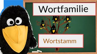 Wortfamilie Wortstamm Deutsch Klasse 3 Klasse 4 Rechtschreibung [upl. by Anazus]