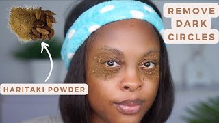 REMOVE DARK CIRCLES WITH HARITAKI POWDER [upl. by Malynda724]