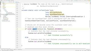 Comparing a Java ReentrantLock and Nonreentrant Lock in Practice [upl. by Ellenet931]