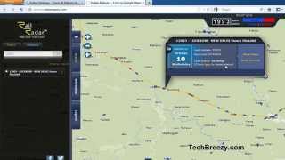 Spot Your Train Live on Map with RailRadar TrainEnquiry com [upl. by Ennaegroeg]