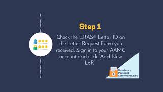 Letter of Recommendation Portal How to Request LoRs in ERAS [upl. by Autum]