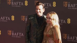 BAFTA Film Award host David Tennant arrives for glitzy London event [upl. by Schulman909]