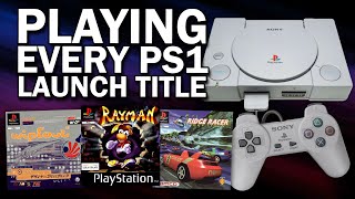 PLAYING EVERY PS1 LAUNCH GAME [upl. by God519]