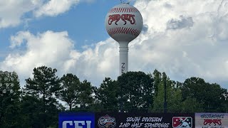 Carolina Mudcats Baseball amp Five County Stadium Zebulon NC [upl. by Yltnerb]