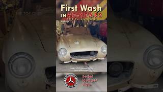 Abandoned Mercedes 190SL Gets First Wash in 60 Years  Stunning Car Restoration amp Detailing [upl. by Nayb508]