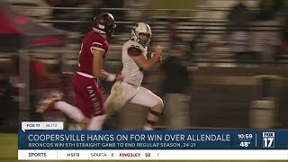 Coopersville 24 Allendale 21 [upl. by Sukhum]