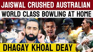 Jaiswal Crushed Australian Bowling At Home  Ind Vs Aus   BGT  Indian Cricket Team  Perth [upl. by Lucey]