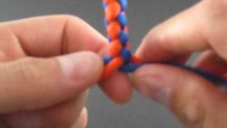 How to Tie a Four Strand Round Braid by TIAT quotThe Easy Wayquot [upl. by Limaj]