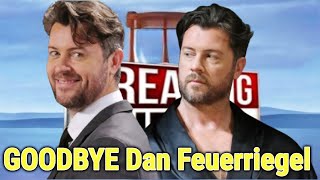 Days of our lives spoilers SHOCKING NEWS  Dan Feuerriegel is fired from Days [upl. by Adlar]