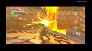 Skyward Sword Exclusive Infamous Lizard Fight [upl. by Aicirtac984]