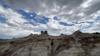 Some panoramic views of Makoshika State Park in Glendive Montana [upl. by Killion29]