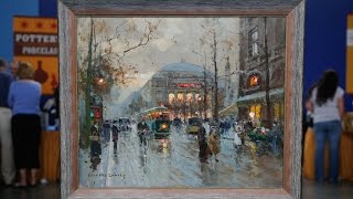 Top Finds 1959 Édouard Cortès Oil Painting [upl. by Hallsy164]